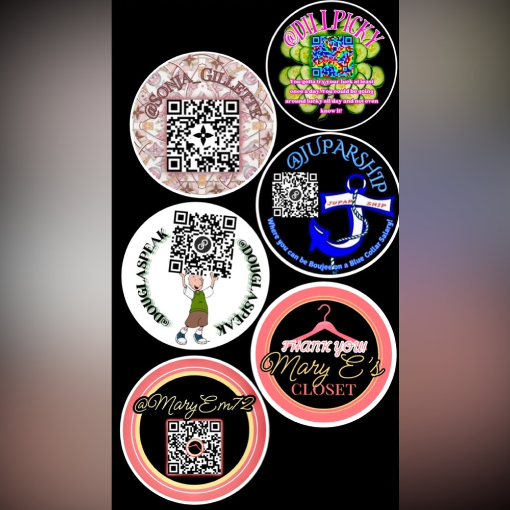 100 CUSTOM QR CODE STICKERS - Picture 3 of 16